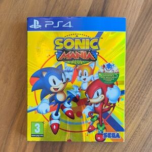 Sonic Mania Plus for PS4 - Blue and Yellow